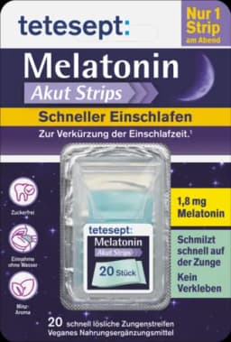 Melatonin Strips 20ST von TETESEPT