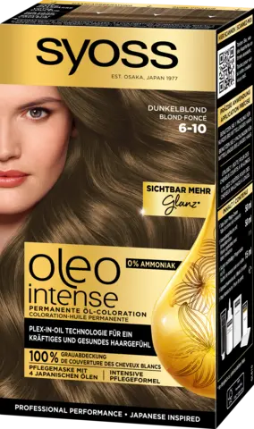 Oleo Intense permanente Öl-Coloration 6-10 dunkelblond von SYOSS