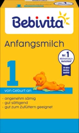 1 Anfangsmilch von Geburt an von BEBIVITA