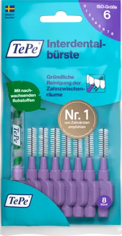 Interdentalbürste Original Lila ISO-Größe 6 von TEPE