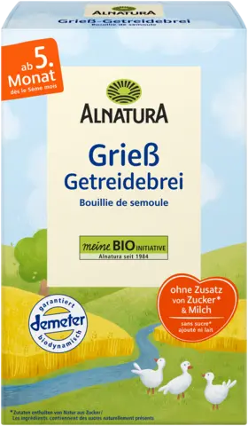 Demeter Grieß Getreidebrei nach dem 4. Monat von ALNATURA