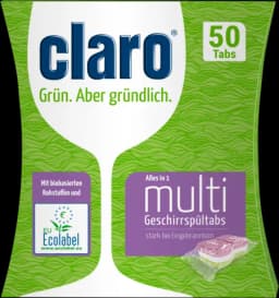 Multi Geschirrspültabs von claro