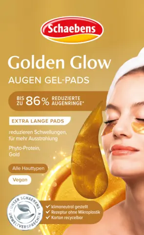 Golden Glow Augen-Gel-Pads von SCHAEBENS
