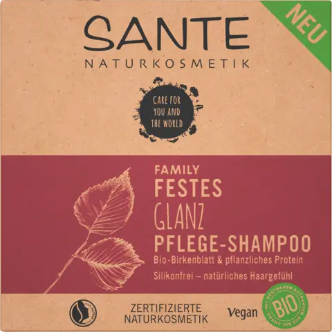 FAMILY festes glanz Shampoo Bio-Birkenblatt & pflanzliches Protein von SANTE