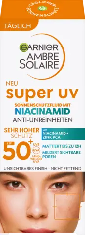 Ambre Solaire Super UV Sonnenschutzfluid Anti-Unreinheiten LSF 50+ von AMBRE SOLAIRE