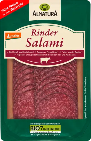 Demeter Rinder Salami von ALNATURA