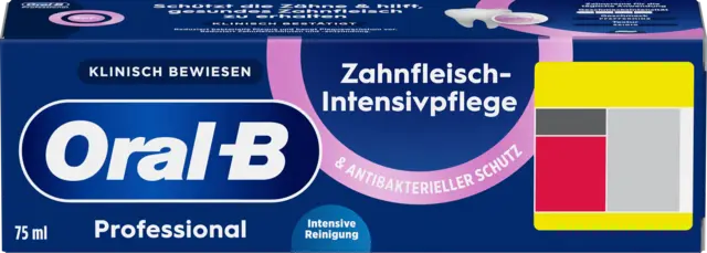 Manual Professional Zahnfleischpflege & Antibakterieller Schutz Zahncreme Intensive Reinigung von ORAL-B