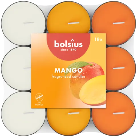 Duftteelichter mango von BOLSIUS