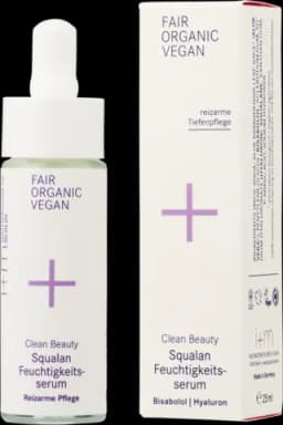Naturkosmetik Clean Beauty Squalan Feuchtigkeitsserum von I+M