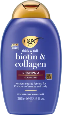 thick & full + biotin & collagen Shampoo von OGX