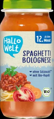 Spaghetti Bolognese ohne Ei ab 12.Monat von HALLO WELT