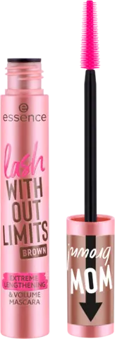 Mascara Without Limits Extreme Lengthening & Volume 02 brown von ESSENCE