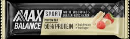 Proteinriegel weiße-Schokolade-Beeren-Geschmack von MAX BALANCE