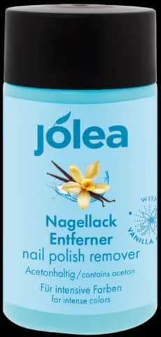 Nagellackentferner mit Aceton Vanille Duft von jolea