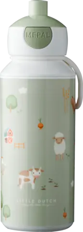 Pop-Up Trinkflasche Little Farm Campus 400ml von ROSTI MEPAL