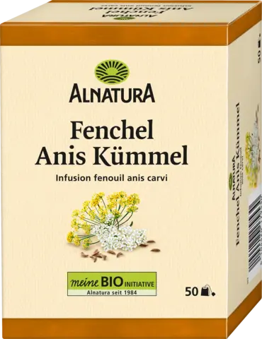 Bio Fenchel Anis Kümmel Tee von ALNATURA
