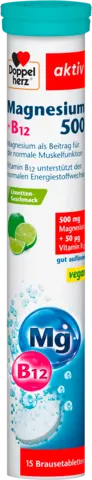 Magnesium 500 + B12 von DOPPELHERZ
