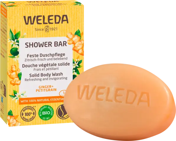 Feste Duschpflege Ginger und Petitgrain von WELEDA