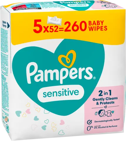 Sensitive Feuchttücher von PAMPERS