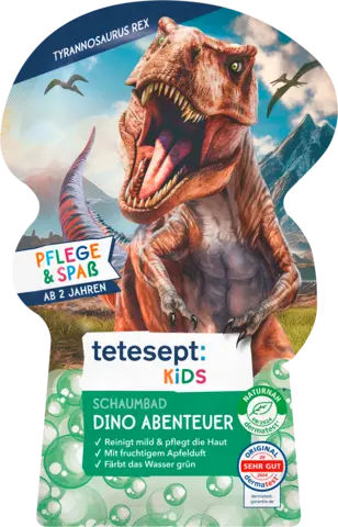 Kinder Badespaß Schaumbad T-Rex World von TETESEPT
