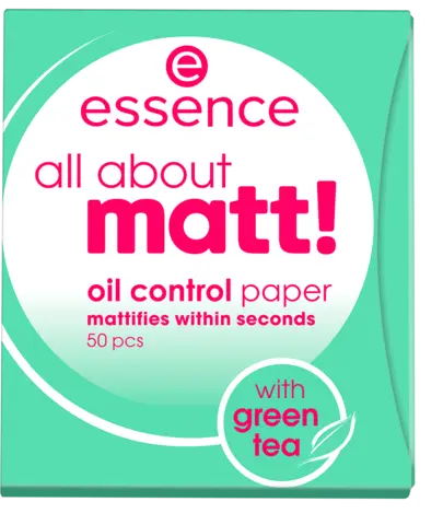 all about matt! Oil Control Paper von ESSENCE