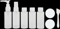 Reiseset 8in1 transparent/grau von DIV.SAISONMARKEN