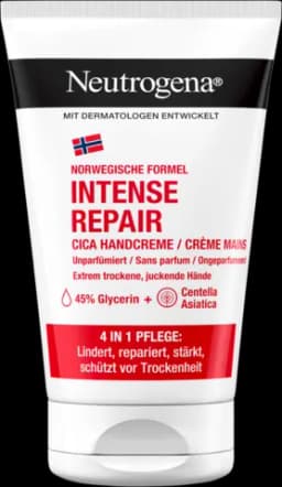 Norwegische Formel Intense Repair Cica Handcreme von NEUTROGENA