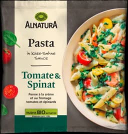 Bio Pasta Pfanne Tomate Spinat von ALNATURA