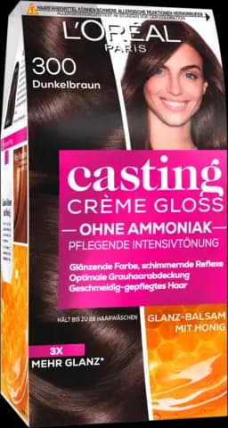 Creme Gloss Coloration 300 dunkelbraun von CASTING CREME GLOSS