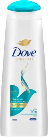 Tägliche Feuchtigkeit 2 in 1 Shampoo & Spülung von DOVE
