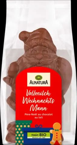 Bio Vollmilch Weihnachtsmann von ALNATURA