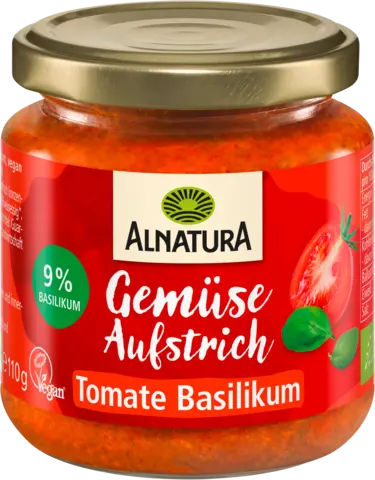 Bio Tomate-Basilikum Aufstrich von ALNATURA