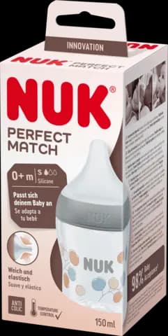 Babyflasche Perfect Match mit Temperature Control von NUK