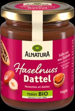 Bio Haselnuss-Dattel Creme von ALNATURA