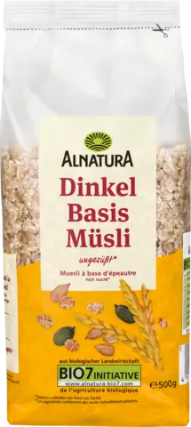 Bio Dinkel Basis Müsli von ALNATURA