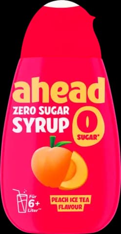 Peach Ice Tea Zero Sugar Sirup von AHEAD