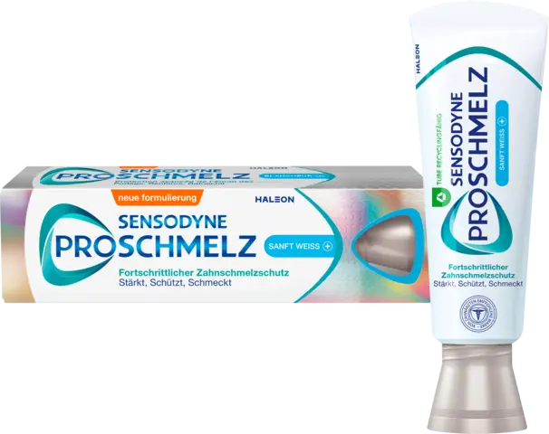 ProSchmelz Sanft Weiss Plus Zahncreme von SENSODYNE