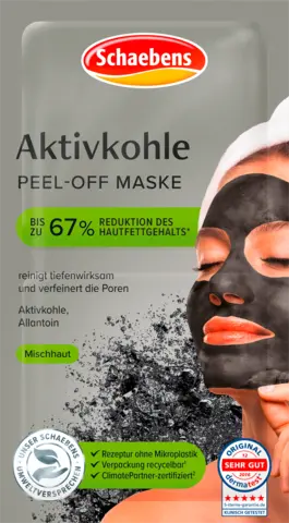 Aktivkohle Peel-Off Maske von SCHAEBENS