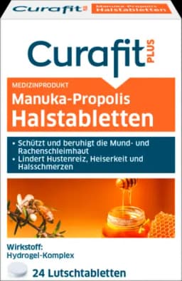 Manuka Propolis Halstabletten von CURAFIT PLUS