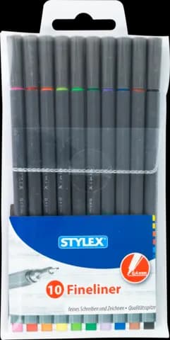 Feinschreiber farblich sortiert von STYLEX