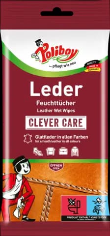 Leder Pflege Feuchttücher von POLIBOY