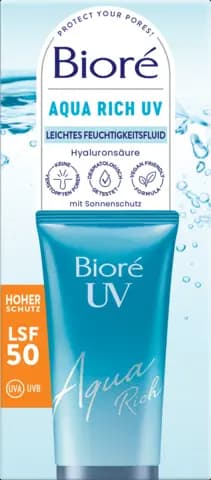 Aqua Rich UV Leichtes Feuchtigkeitsfluid LSF50 von BIORÉ