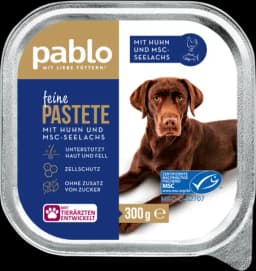 Feine Pastete Huhn und MSC Seelachs von PABLO