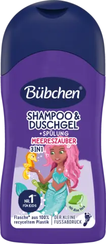 Kids 3 in 1 Shampoo & Shower & Spülung Meereszauber von BUEBCHEN