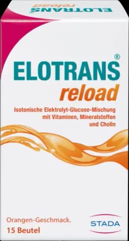 Reload Elektrolyt-Pulver mit Vitaminen Orangen-Geschmack von ELOTRANS