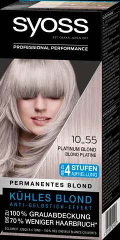 Cool Blonds 10-55 Platinum Blond Stufe 3 von SYOSS