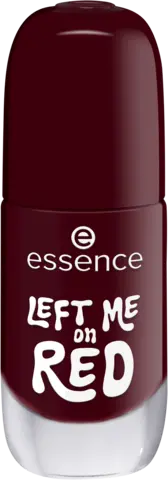 Gel Nail Polish 12 left me on red von ESSENCE