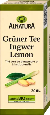 Bio Grüner Tee Ingwer Lemon von ALNATURA
