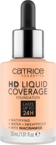 HD Liquid Coverage Foundation 002 Porcelain Beige von CATRICE