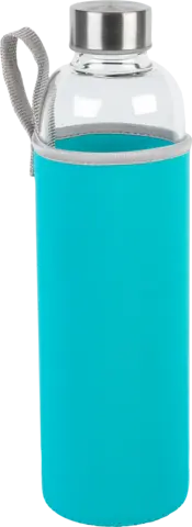 Axentia Trinkflasche Glas türkis 1l von DIV.SAISONMARKEN